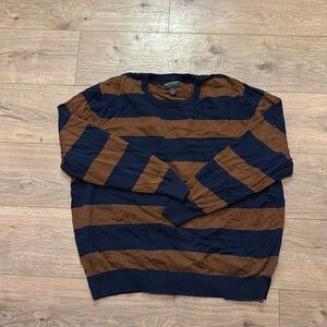 John Bartlett Striped Crewneck Sweater